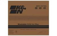 K&N - K&N HVAC Filter Non-woven Synthetic H-0.8 in. L-23.38 in. 20 x 24 x 1 in. MERV 8 - HVC-8-12024 - Image 2