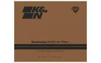 K&N - K&N HVAC Filter Non-woven Synthetic H-0.8 in. L-23.38 in. 20 x 24 x 1 in. MERV 8 - HVC-8-12024 - Image 4