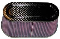 K&N Universal Air Filter-Carbon Fiber Top/Base - RP-5115