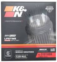 K&N - K&N Universal Clamp-On Air Filter - RU-3101HBK - Image 4