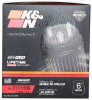 K&N - K&N Universal Clamp-On Air Filter - RU-3101HBK - Image 5