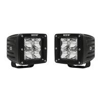 Westin - Westin HyperQ LED Auxiliary Light Pair 3.2 x 3 in. 5W Cree Flood Beam - 09-12200B-PR - Image 3