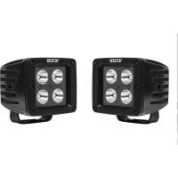 Westin - Westin HyperQ B-Force LED Auxiliary Light 3.4 x 3.2 in. Spot w/5W Cree Black Housing - 09-12205A-PR - Image 4