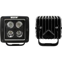 Westin - Westin HyperQ B-Force LED Auxiliary Light 3.4 x 3.2 in. Spot w/5W Cree Black Housing - 09-12205A-PR - Image 7