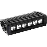 Westin B-FORCE LED Single Row Light Bar 6 in. Flood w/5W Cree Black - 09-12211-6F