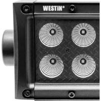 Westin - Westin B-FORCE Double Row LED Light Bar 4 inch Flood w/3W Cree Black - 09-12212-8F - Image 5