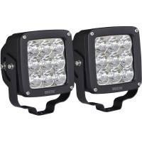 Westin - Westin Axis LED Auxiliary Light Hi Power 4.6 x 4.6 in. Spot w/3W Osram Incl. Light/Mounting Hardware/Pigtail Harness w/Connectors Set Of 2 - 09-12219A-PR - Image 2