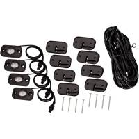 Westin - Westin Universal/WJ2 Bumper LED Rock Light Kit Incl. 4 Lights 14 ft. 9 in. Wiring Harness Switch - 09-80005 - Image 2