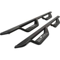 Westin Outlaw Drop Nerf Step Bars Textured Black - 20-11685