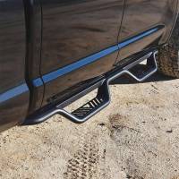 Westin - Westin Outlaw Drop Nerf Step Bars Textured Black - 20-13245 - Image 3