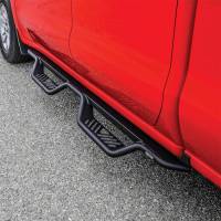 Westin - Westin Outlaw Drop Nerf Step Bars Textured Black - 20-13715 - Image 5