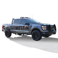 Westin - Westin Outlaw Drop Nerf Step Bars Textured Black - 20-13945 - Image 4