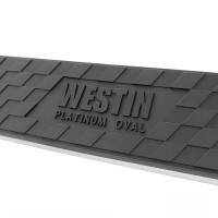 Westin - Westin Platinum 4 Oval Nerf Step Bars Black Steel Mount Kit Included Rocker Mount For Super Cab - 21-1315 - Image 4