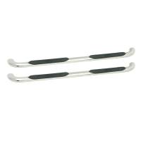 Westin Platinum 4 Oval Nerf Step Bars Polished Stainless Steel Mount Kit Included Body Mount - 21-1680