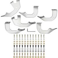 Westin - Westin PRO TRAXX 4 Oval Nerf Step Bars Polished Stainless Steel Rocker Mount Incl. Mount Kit And Hardware - 21-22670 - Image 2