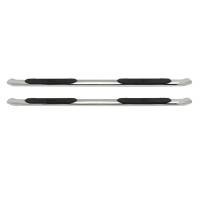 Westin - Westin Platinum 4 Oval Nerf Step Bars Polished Stainless Steel Mount Kit Included Rocker Mount For Double Cab - 21-2770 - Image 2