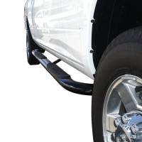 Westin - Westin Platinum 4 Oval Nerf Step Bars Black Steel Mount Kit Included Rocker Mount For Mega Cab - 21-3575 - Image 2