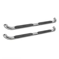 Westin Platinum 4 Oval Nerf Step Bars Polished Stainless Steel Mount Kit Included Rocker Mount - 21-4080