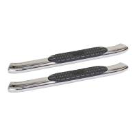 Westin - Westin PRO TRAXX 5 Oval Nerf Step Bars Mount Kit Included Rocker Panel Mounting Polished Stainless Steel - 21-51400 - Image 1