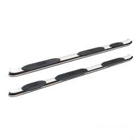 Westin - Westin PRO TRAXX 5 Oval Wheel to Wheel Nerf Step Bars Stainless Steel w/Mount Kit For Quad Cab - 21-534730 - Image 1