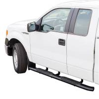 Westin - Westin PRO TRAXX 5 Oval Nerf Step Bars Mount Kit Included Rocker Panel Mounting Black Powdercoat Mild Steel For Super Cab - 21-53515 - Image 2