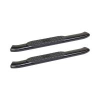 Westin PRO TRAXX 5 Oval Nerf Step Bars Mount Kit Included Rocker Panel Mounting Black Powdercoat Mild Steel - 21-53705