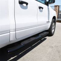 Westin - Westin PRO TRAXX 5 Oval Nerf Step Bars Mount Kit Included Black Powdercoat Mild Steel For Quad Cab - 21-54095 - Image 3