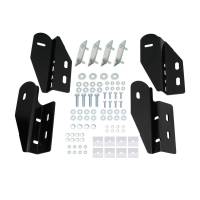 Westin - Westin E-Series 3 Round Nerf Step Bars Dual Step Pad Polished Stainless Steel Mount Kit Included For Super Cab - 23-1430 - Image 5