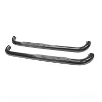 Westin - Westin E-Series 3 Round Nerf Step Bars Single Step Pad Black Steel Mount Kit Included For Super Cab And Extra Cab - 23-2115 - Image 2