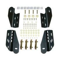 Westin - Westin E-Series 3 Round Nerf Step Bars Dual Step Pad Black Steel Mount Kit Included Rocker Mount - 23-2885 - Image 4