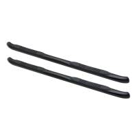 Westin - Westin E-Series 3 Round Nerf Step Bars Dual Step Pad Black Steel Mount Kit Included For Crew Max Cab - 23-3255 - Image 2