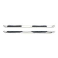 Westin - Westin E-Series 3 Round Nerf Step Bars Single Step Pad Polished Stainless Steel Mount Kit Included - 23-3380 - Image 3