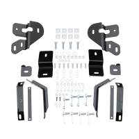 Westin - Westin E-Series 3 Round Nerf Step Bars Dual Step Pad Polished Stainless Steel Mount Kit Included For Mega Cab - 23-3570 - Image 5