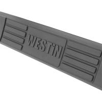 Westin - Westin E-Series 3 Round Nerf Step Bars Dual Step Pad Black Steel Mount Kit Included For Double Cab - 23-3715 - Image 4