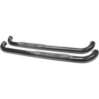 Westin - Westin E-Series 3 Round Nerf Step Bars Black Steel Mount Kit Included Rocker Mount - 23-3925 - Image 2