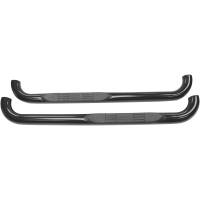 Westin - Westin E-Series 3 Round Nerf Step Bars Black Steel Mount Kit Included Rocker Mount - 23-3925 - Image 3