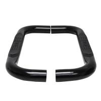 Westin - Westin E-Series 3 Round Nerf Step Bars Steel Black - 23-4115 - Image 2