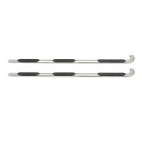 Westin - Westin Platinum 4 Oval Wheel To Wheel Step Bar Polished Stainless Steel Mount Kit Included Rocker Mount For Super Cab - 24-54610 - Image 3