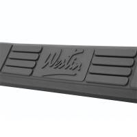 Westin - Westin Signature 3 Round Step Bar Single Step Pad Black Steel Mount Kit Included - 25-0505 - Image 2