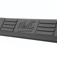 Westin - Westin Signature 3 Round Step Bar Dual Step Pad Black Steel Mount Kit Included - 25-0645 - Image 2