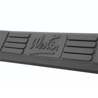 Westin - Westin Signature 3 Round Step Bar Single Step Pad Black Steel Mount Kit Included - 25-0655 - Image 2