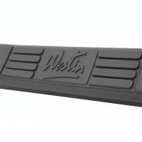 Westin - Westin Signature 3 Round Step Bar Dual Step Pad Black Steel Mount Kit Included - 25-0735 - Image 2