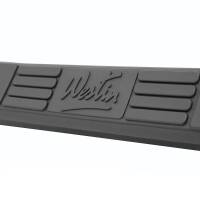 Westin - Westin Signature 3 Round Step Bar Dual Step Pad Black Steel Mount Kit Included - 25-1455 - Image 3