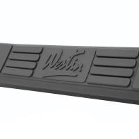 Westin Signature 3 Round Step Bar Dual Step Pad Black Steel Mount Kit Included Rocker Mount For King Cab - 25-2735