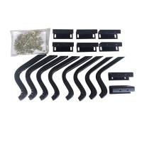 Westin Running Board Mount Kit Black Finish - 27-1345