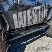 Westin - Westin R5 Nerf Step Bars 5 in. Black Incl. Hardware No Drilling Required For Double Cab - 28-51315 - Image 3