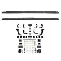 Westin - Westin R5 Modular Wheel to Wheel Nerf Step Bars 5 in. Black Incl. Hardware No Drilling Required For Quad Cab - 28-534735 - Image 5