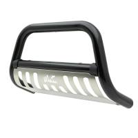 Westin Ultimate Bull Bar 3 in. Dia. Black Steel w/Stainless Steel Skid Plate - 32-3645