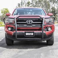 Westin - Westin Sportsman Grille Guard Black Steel Double Hood Bar - 40-3885 - Image 2