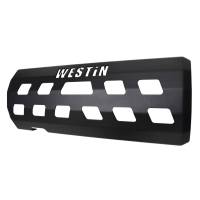 Westin Muffler Skid Plate Textured Black Finish - 42-21105